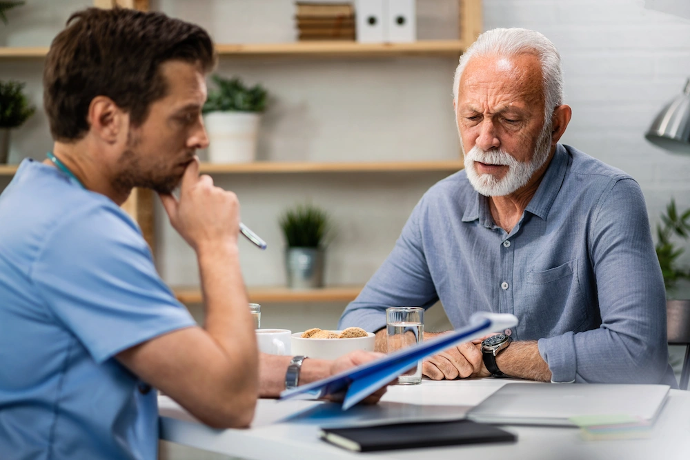 Active older adult maintaining mobility and healthy movement